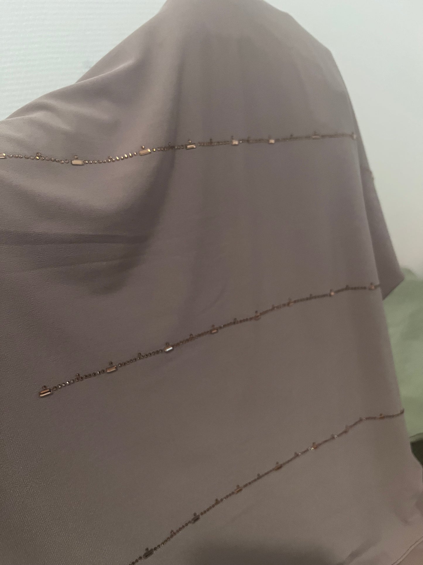 Hijab, voile made in Turquie, tissu jersey avec strass
