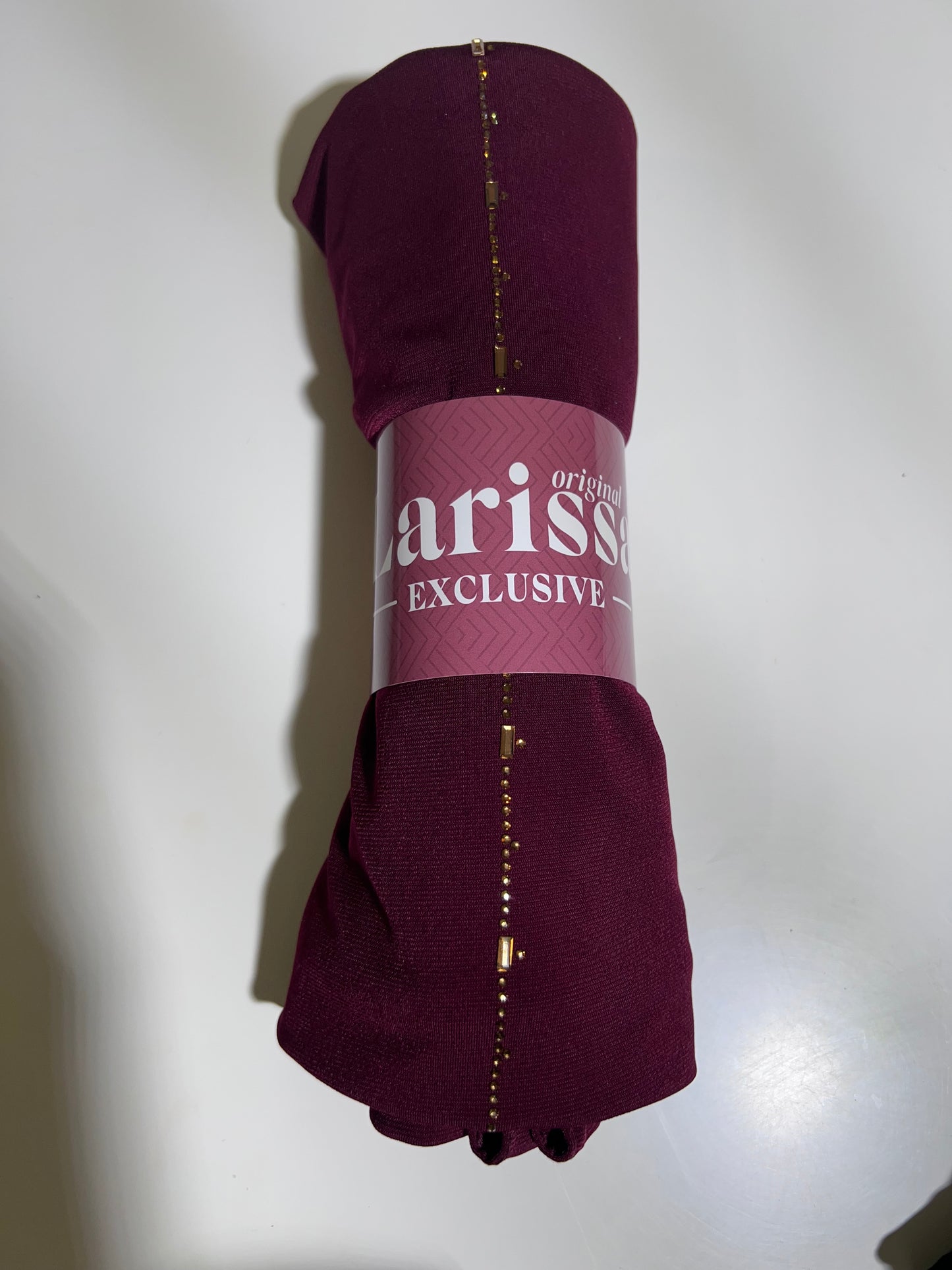 Hijab, voile made in Turquie, tissu jersey avec strass