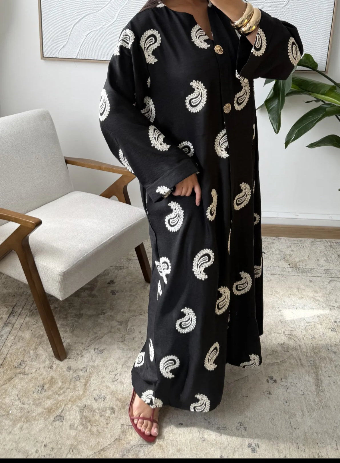 Robe longue large