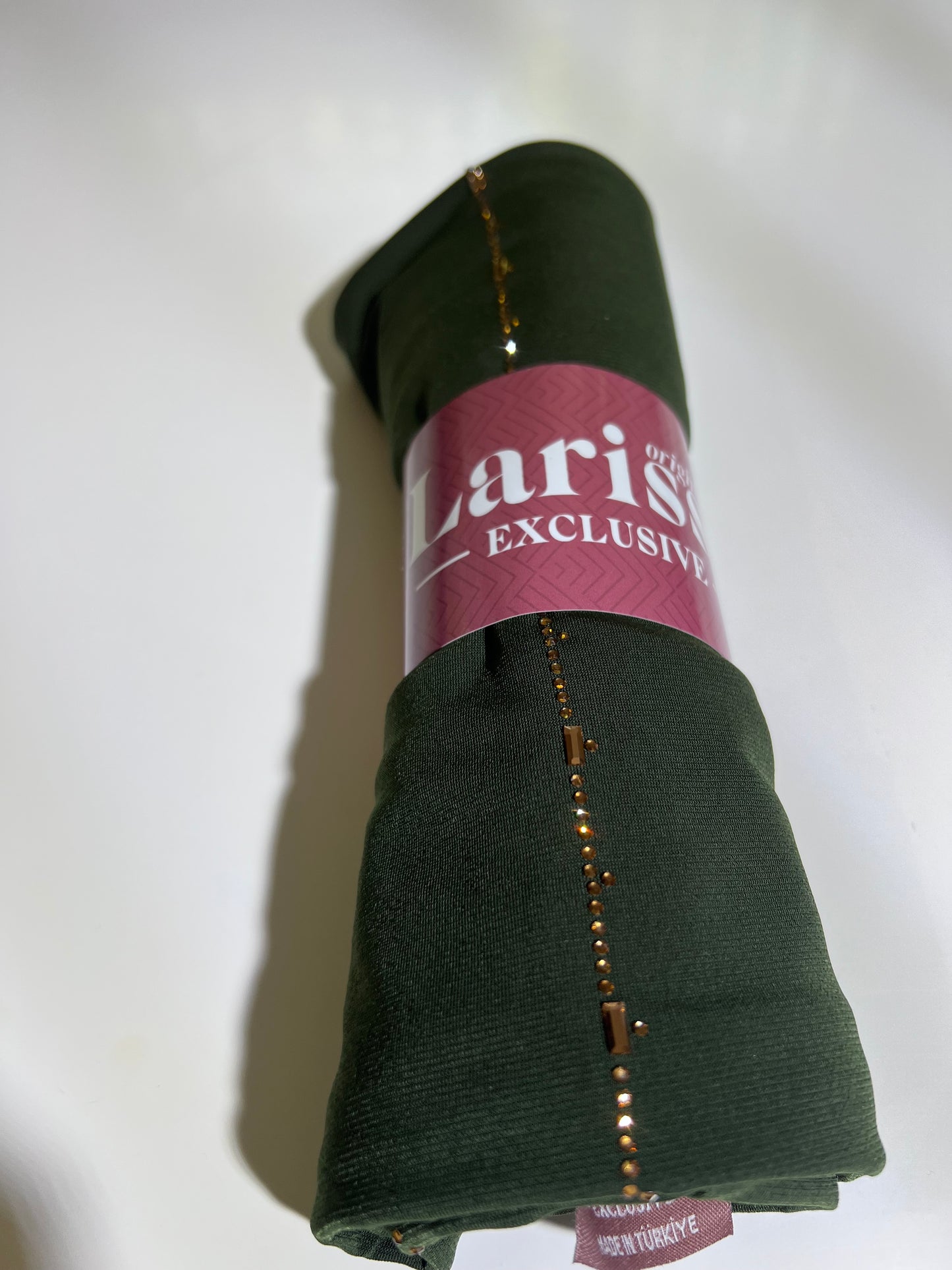 Hijab, voile made in Turquie, tissu jersey avec strass