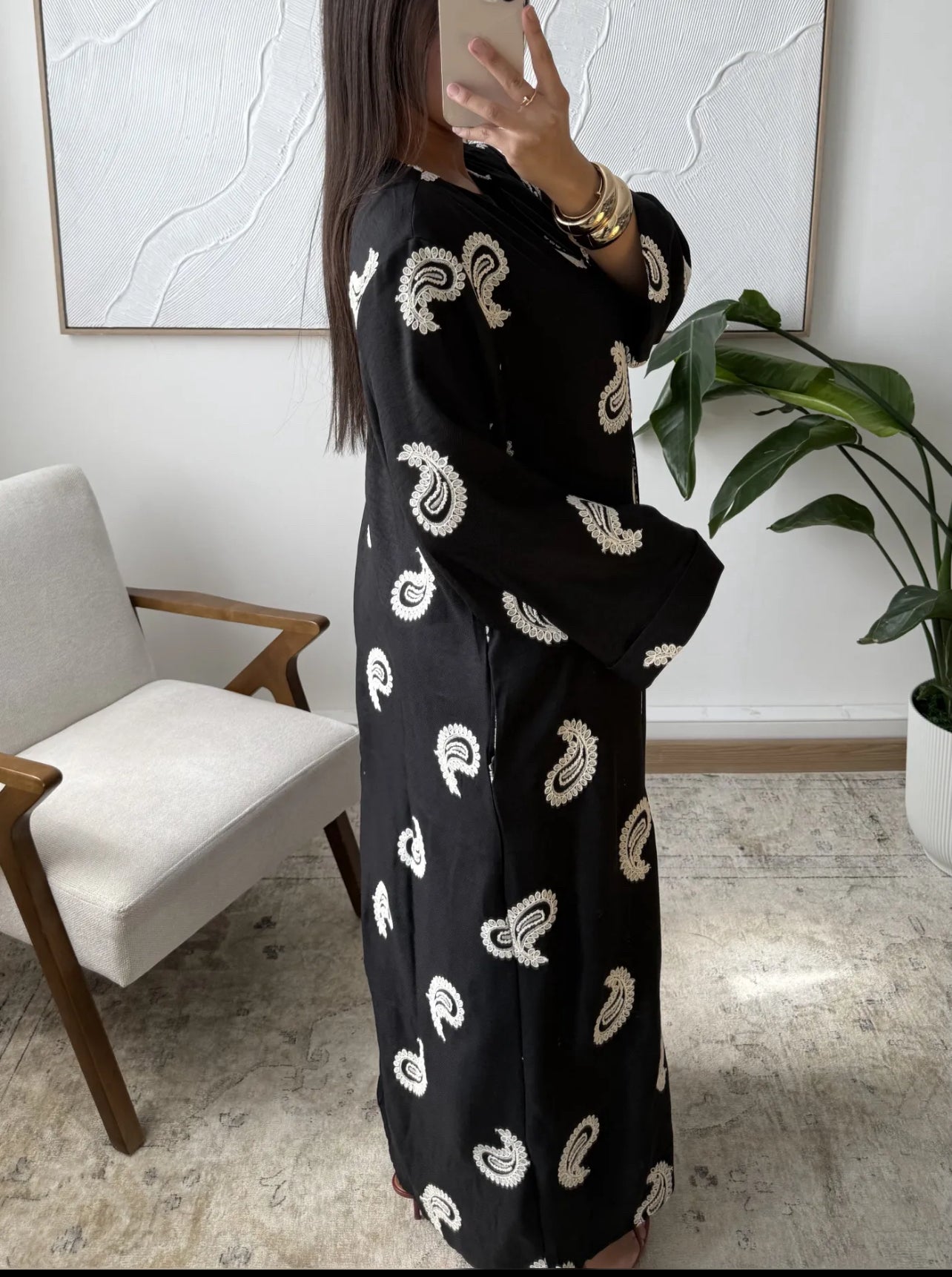 Robe longue large