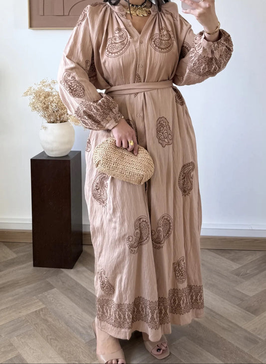 Robe longue large