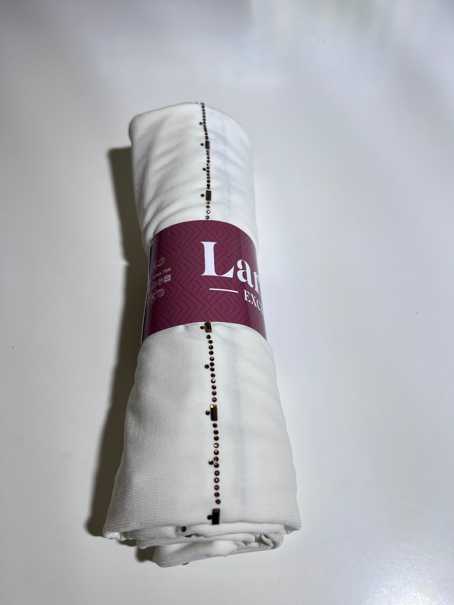 Hijab, voile made in Turquie, tissu jersey avec strass