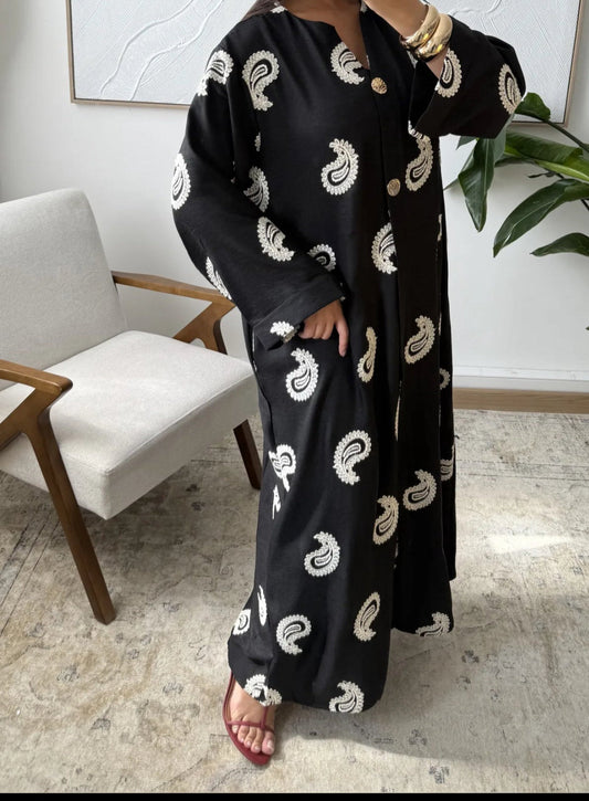 Robe longue large